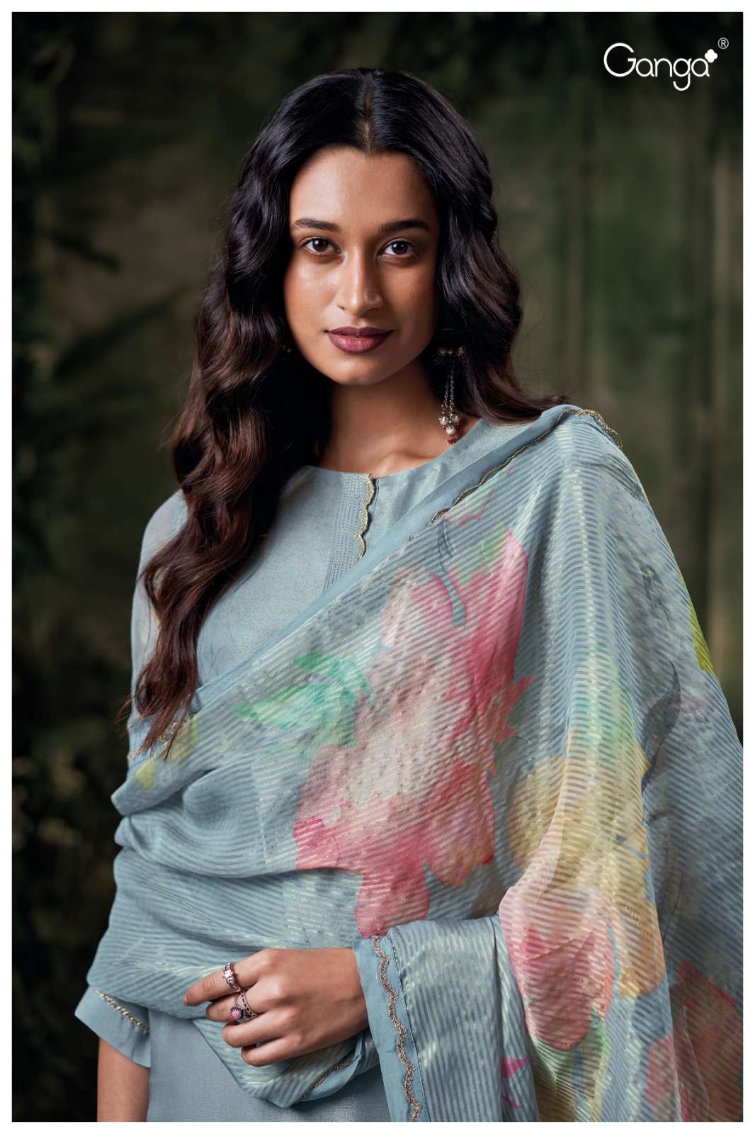 Ganga Fashion Girija 3588 Exclusive Pure Bemberg Silk Latest Suit