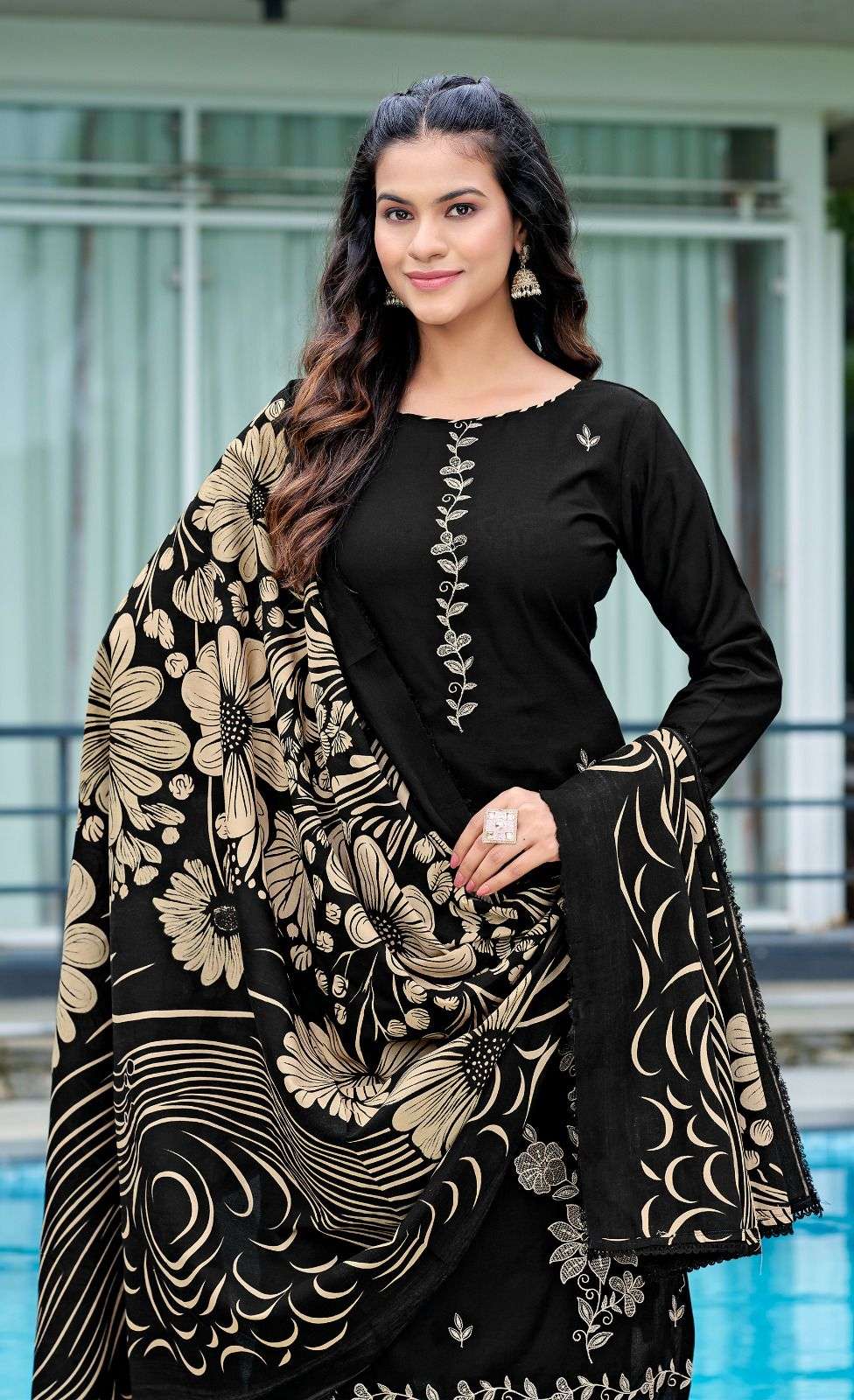 Jt All Black Vol 28 Premium Wear Rayon Suit Catalog Suppliers