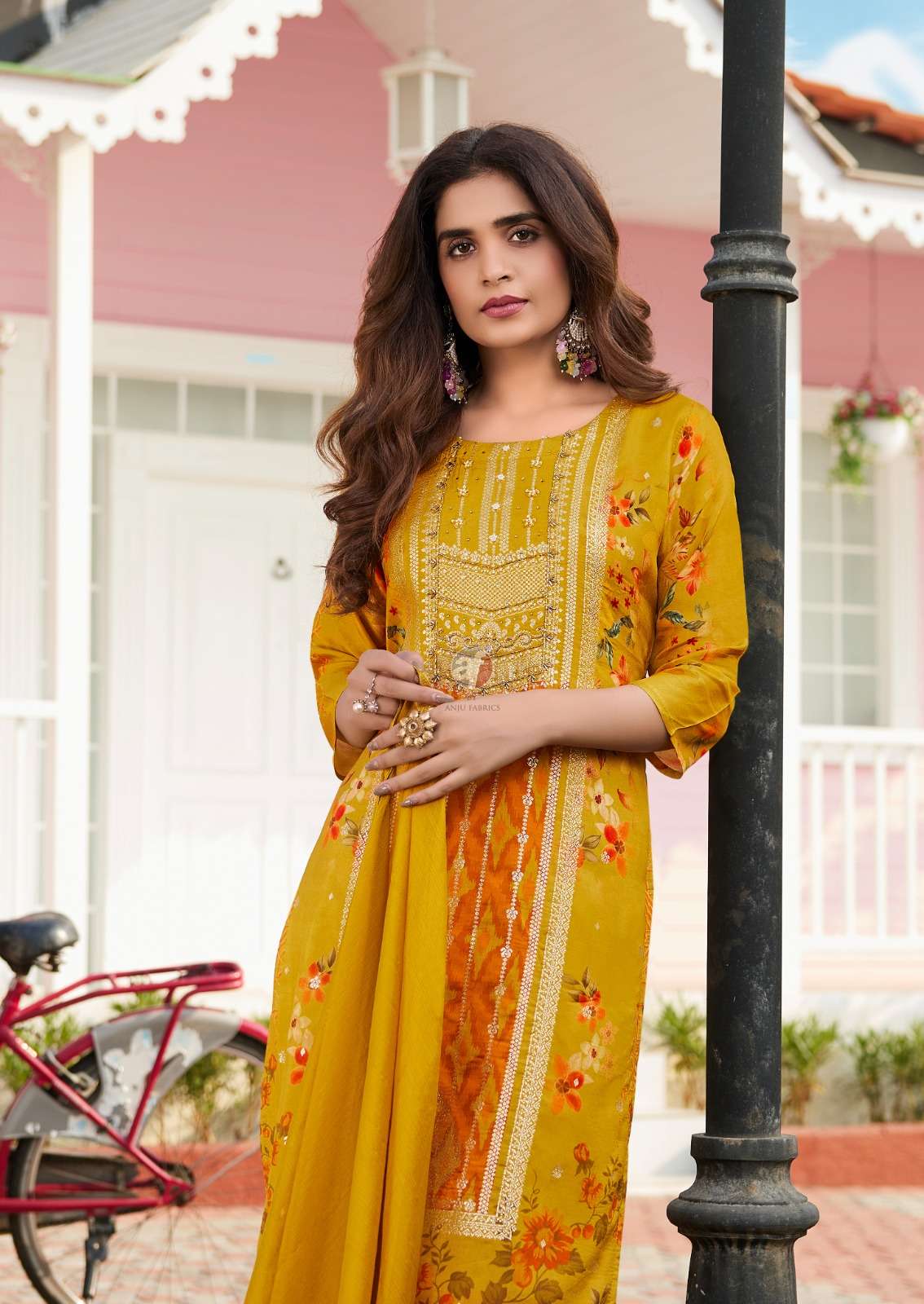 Af Stock Out Dastoor Vol 7 By Anju Fabrics Readymade Pure Dola