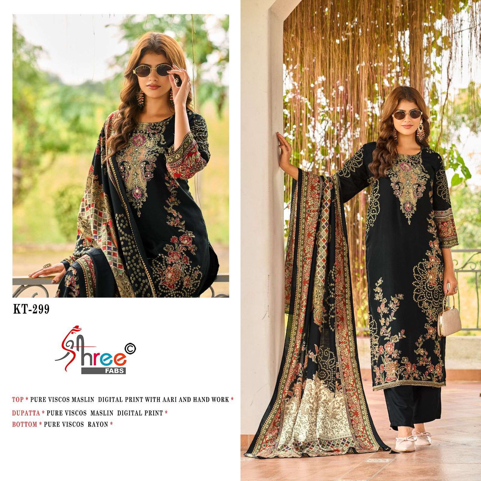 Shree Fabs Kt 299 Colors Exclusive Pakistani Muslin Suit Catalog Dealers